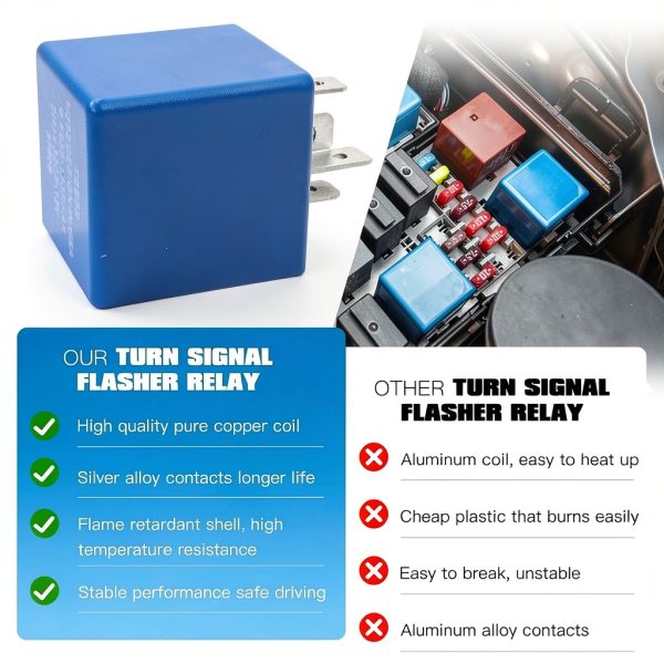 12 Volt Relay for Ford Loner Automotive Replacement-4