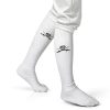 Fencing Socks Glitopper White Cotton‑Poly Blend-5