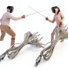 Fencing Body Cord XNManaWork PVC Copper Design-7