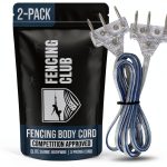 Epee Body Cord Fencing Club Clear Copper Design-0
