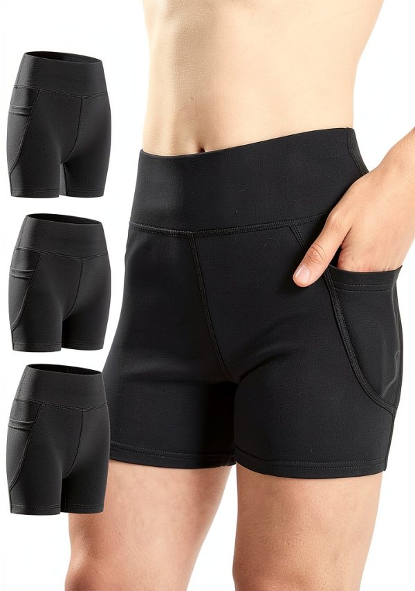 Girls Athletic Shorts by BrandName - High-Quality Spandex,-0