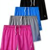 Girls Athletic Shorts ActiveKids Mesh Breathable-0