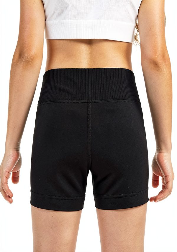 Girls Athletic Shorts Slim Tummy Control Navy Blue M7Z423-5