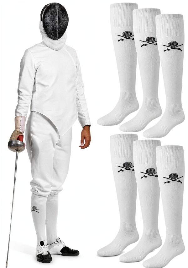 Fencing Socks by Glitopper Classic Design-0