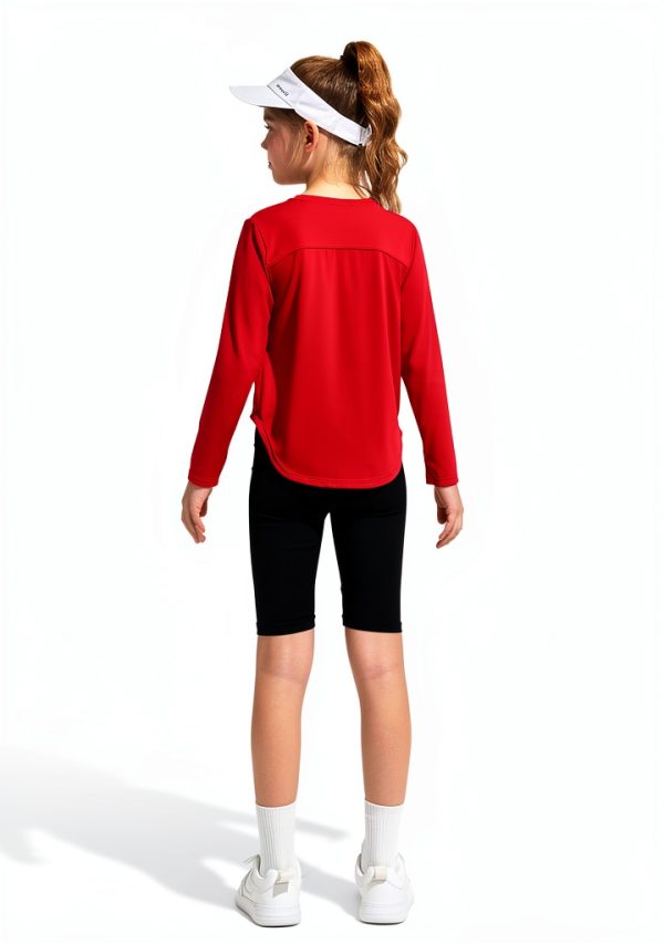 Girls Activewear T-Shirts Soft Comfortable Fabric-5