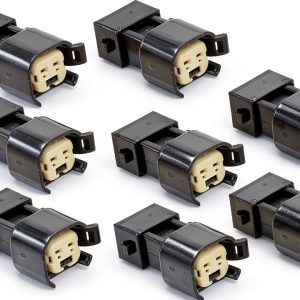 Michigan Motorsports EV1 to EV6 EV14 Adapters Black Metal-0