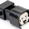 Michigan Motorsports EV1 to EV6 EV14 Adapters Black Metal-1