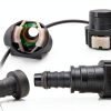 Automotive Fuel Connector JawGrew Black PA12-5