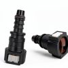 Fuel Line Quick Connector AWGUKA 2 PCS Black Straight Nylon Durable-4