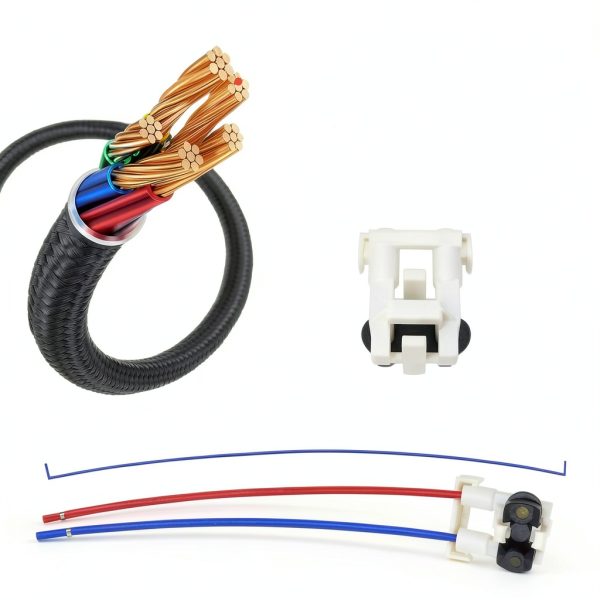 Fuel Injector Pigtail Connector HiSport 2PCS for Chevrolet GMC Buick-4