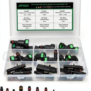 Fuel Line Quick Connector Kit Japtend 30PCS Nylon Polyamide 11 Size-0