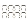 Fuel Injector Connector Clip KPALAG Stainless Steel 8 Piece Set Silver-1