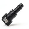 Fuel Line Quick Connector AWGUKA 2 PCS Black Straight Nylon Durable-1