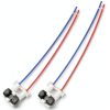 Fuel Injector Pigtail Connector HiSport 2PCS for Chevrolet GMC Buick-0