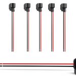 Ozikutech 8Pcs Fuel Injector Connector Pigtail Tin-Plated Replacement-0
