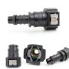 Fuel Line Quick Connector AWGUKA 2 PCS Black Straight Nylon Durable-5