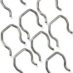 Fuel Injector Connector Clip KPALAG Stainless Steel 8 Piece Set Silver-0