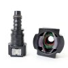 Fuel Line Quick Connector AWGUKA 2 PCS Black Straight Nylon Durable-2