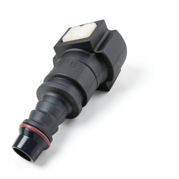 Fuel Line Quick Connector AWGUKA 2 PCS Black Straight Nylon Durable-3