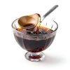 6.8oz Honey Dispenser - 6" no drip Honey Dispenser Glass - with No-Drip Valve and Stand Base-6