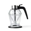 6.8oz Honey Dispenser - 6" no drip Honey Dispenser Glass - with No-Drip Valve and Stand Base-4