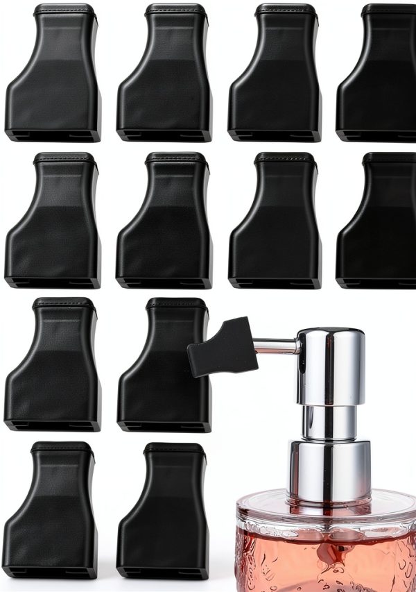 Coffee Syrup Pump Tip Covers KFHENSOMR 15pcs Black Rubber Seal Caps-6