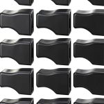 20Pcs Syrup Pump Caps, Rubber Coffee Syrup Pump Covers for Oil Liquor Bottle, Pour Dispenser, Keep Bottle Clean Preserved (Black)-0