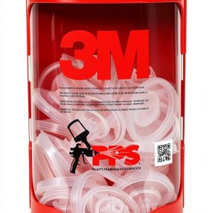 PPS 3M 16299 Large/Standard/Midi Lid Dispenser Red Polypropylene-0
