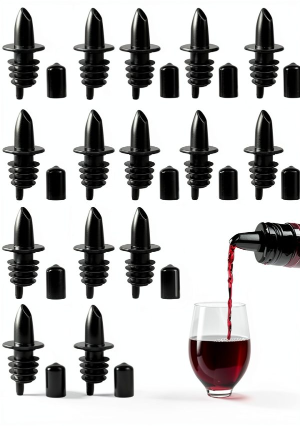 Snow Cone Syrup Bottle Pour Spouts 30pcs Dispenser Set by Starfa Lab-0