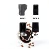 20Pcs Syrup Pump Caps, Rubber Coffee Syrup Pump Covers for Oil Liquor Bottle, Pour Dispenser, Keep Bottle Clean Preserved (Black)-3