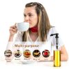 20 Pcs Coffee Syrup Pump Tip Covers Black Silicone Pourer Caps Dispensing Pumps Fits Syrup Pump Dispenser Oil Liquor Bottles, Preserve Freshness, Prevent Drips, Flavored Coffee Syrups Tip Cover-3