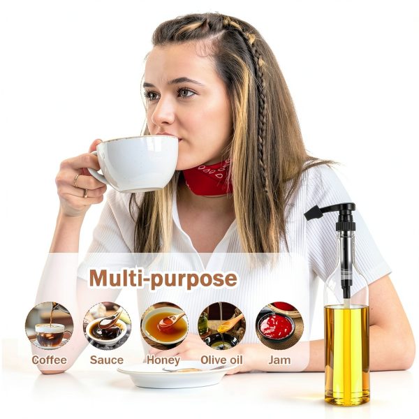 20 Pcs Coffee Syrup Pump Tip Covers Black Silicone Pourer Caps Dispensing Pumps Fits Syrup Pump Dispenser Oil Liquor Bottles, Preserve Freshness, Prevent Drips, Flavored Coffee Syrups Tip Cover-3