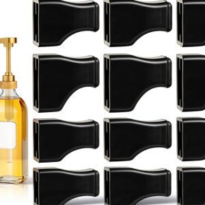 Coffee Syrup Pump Tip Covers KFHENSOMR 15pcs Black Rubber Seal Caps-0