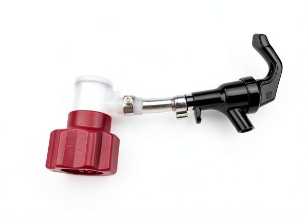 Dr. Pepper BIB Tap Valve Small Red Plastic Easy Clean Dispenser-0