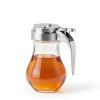 20 Pcs Syrup Dispensers with Retracting Spout 6 oz Syrup Glass Bottle, Coffee Container Jar Pot for Maple Chocolate Sugar-1