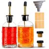 Glass Coffee Syrup Dispenser Bottles 2 Pack 7oz gegewawa Leak Proof-0