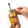 Glass Coffee Syrup Dispenser Bottles 2 Pack 7oz gegewawa Leak Proof-5