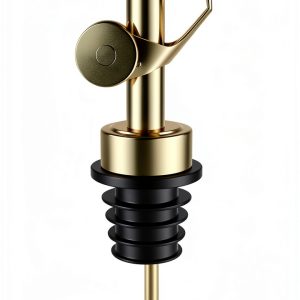 Olive Oil Dispenser Spout TERESRY Stainless Steel Weighted Pack Golden-0