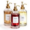 16.9 oz (500 ml) Coffee Syrup Dispenser Set - 2 Glass Bottles with Gold Pumper and Syrup Labels - Precise Dispensing and Stylish Addition to Coffee Shop, Cafe or Home Bar-7