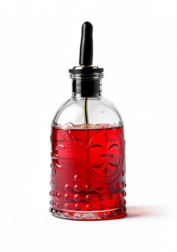 Simple Syrup Bottle 7oz Glass Coffee Dispenser by Shining Craft SC059-3