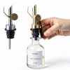 Olive Oil Dispenser Spout TERESRY Stainless Steel Weighted Pack Golden-2