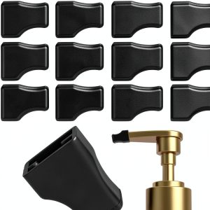 Coffee Syrup Pump Tip Covers FdcLixuvol Black Silicone 20 Pack-0