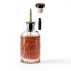 Coffee Syrup Dispenser Bottles Set 2 Pack 7 OZ Simple Small Syrup Bottles Set with Metal Pour Spout Ideal for Coffee Syrups, Condiments, Coffee bar, SC056 (2 pack)-5