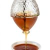 Norpro Honey Syrup Dispenser Beehive Glass with Twist Lock Lid-2