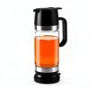 Aelga Coffee Syrup Dispenser 12 OZ Glass Bottle No Drip Handle 2 Pack-3