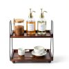 Coffee Bar Forhaodejia Syrup Dispenser Set 2pcs 16.9oz Gold Glass-6