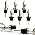 Weighted Stainless Steel Liquor Bottle Pourer 12pcs JOUTYFOR Flip-0