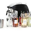 16.9 oz Coffee Syrup Dispenser Set - 4 Glass Bottles with Silver-3