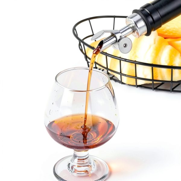 Weighted Stainless Steel Liquor Bottle Pourer 12pcs JOUTYFOR Flip-6