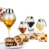 Honey Dispenser ANABIUP 8oz Clear Glass Stand No‑Drip Leak‑Proof-3